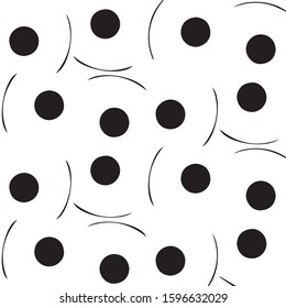 Abstract vector monochrome background. Halftone illustration pattern