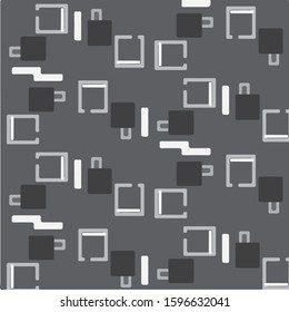 Abstract vector monochrome background. Halftone illustration pattern