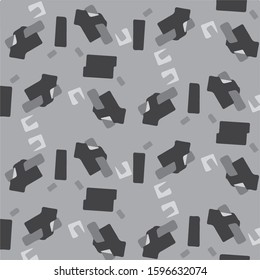 Abstract vector monochrome background. Halftone illustration pattern