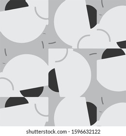 Abstract vector monochrome background. Halftone illustration pattern