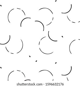 Abstract vector monochrome background. Halftone illustration pattern