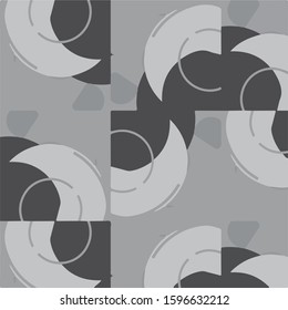 Abstract vector monochrome background. Halftone illustration pattern