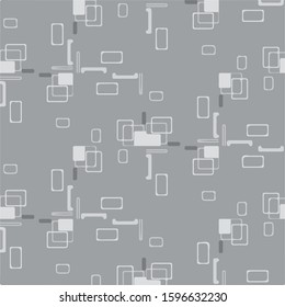 Abstract vector monochrome background. Halftone illustration pattern