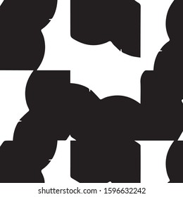 Abstract vector monochrome background. Halftone illustration pattern