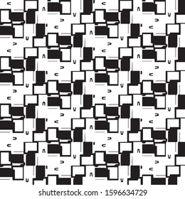 Abstract vector monochrome background. Halftone illustration pattern