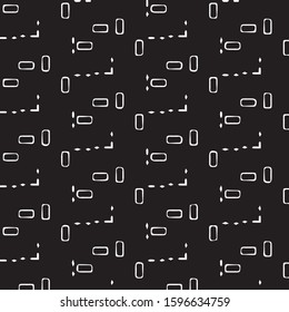 Abstract vector monochrome background. Halftone illustration pattern