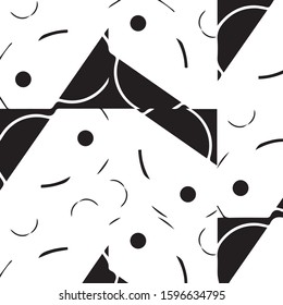 Abstract vector monochrome background. Halftone illustration pattern