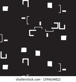 Abstract vector monochrome background. Halftone illustration pattern