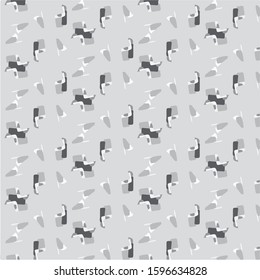 Abstract vector monochrome background. Halftone illustration pattern
