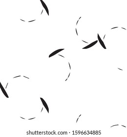 Abstract vector monochrome background. Halftone illustration pattern