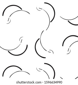 Abstract vector monochrome background. Halftone illustration pattern