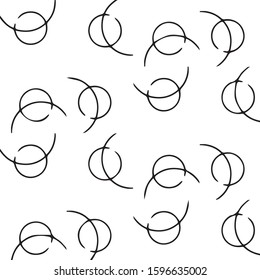 Abstract vector monochrome background. Halftone illustration pattern