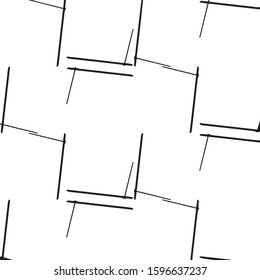 Abstract vector monochrome background. Halftone illustration pattern