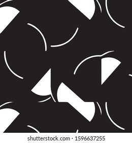 Abstract vector monochrome background. Halftone illustration pattern