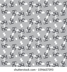 Abstract vector monochrome background. Halftone illustration pattern
