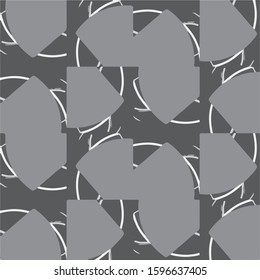 Abstract vector monochrome background. Halftone illustration pattern