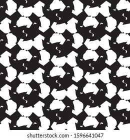 Abstract vector monochrome background. Halftone illustration pattern