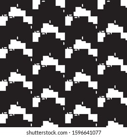 Abstract vector monochrome background. Halftone illustration pattern
