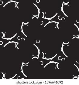 Abstract vector monochrome background. Halftone illustration pattern