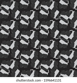 Abstract vector monochrome background. Halftone illustration pattern
