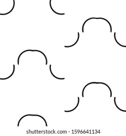 Abstract vector monochrome background. Halftone illustration pattern