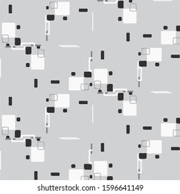 Abstract vector monochrome background. Halftone illustration pattern