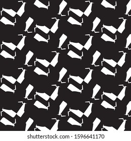 Abstract vector monochrome background. Halftone illustration pattern