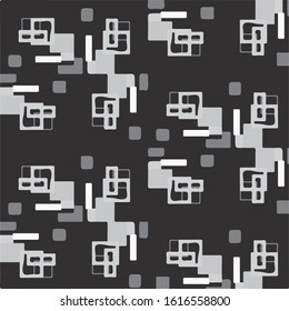 Abstract vector monochrome background. Halftone illustration pattern