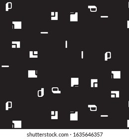 Abstract vector monochrome background. Halftone illustration pattern