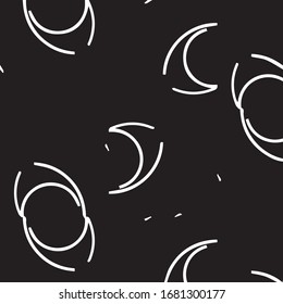 Abstract vector monochrome background. Halftone illustration pattern
