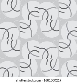 Abstract vector monochrome background. Halftone illustration pattern