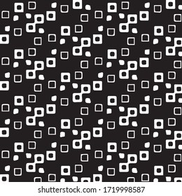 Abstract vector monochrome background. Halftone illustration pattern