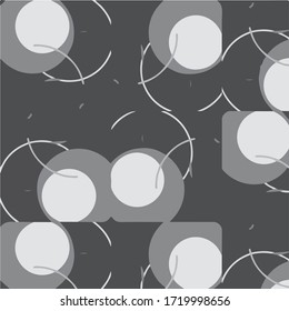 Abstract vector monochrome background. Halftone illustration pattern