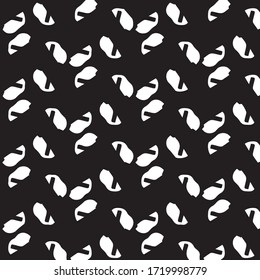 Abstract vector monochrome background. Halftone illustration pattern