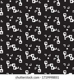 Fondo monocromo del vector abstracto. Patrón de ilustración de semitono