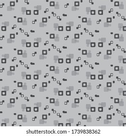 Abstract vector monochrome background. Halftone illustration pattern