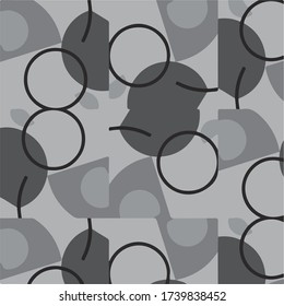 Abstract vector monochrome background. Halftone illustration pattern