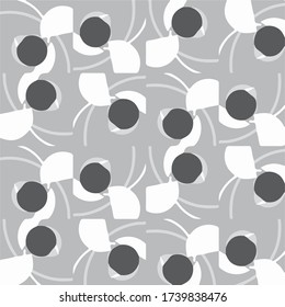 Abstract vector monochrome background. Halftone illustration pattern