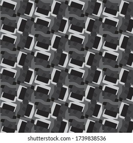 Abstract vector monochrome background. Halftone illustration pattern