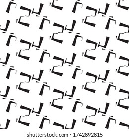 Abstract vector monochrome background. Halftone illustration pattern