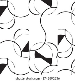 Resumen del fondo monocromo vectorial. Patrón de ilustración de semitono