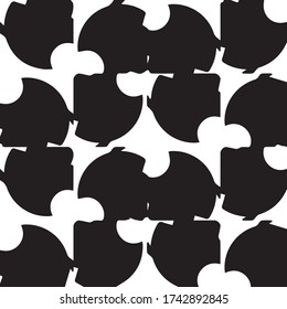 Abstract vector monochrome background. Halftone illustration pattern