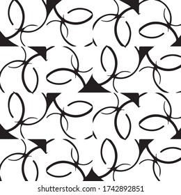 Abstract vector monochrome background. Halftone illustration pattern