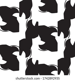 Abstract vector monochrome background. Halftone illustration pattern