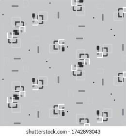 Abstract vector monochrome background. Halftone illustration pattern
