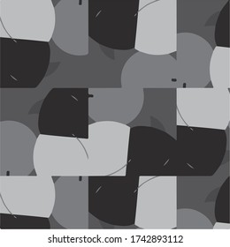 Abstract vector monochrome background. Halftone illustration pattern