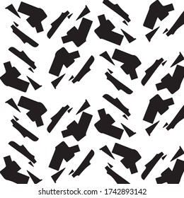 Resumen del fondo monocromo vectorial. Patrón de ilustración de semitono