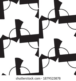 Resumen del fondo monocromo vectorial. Patrón de ilustración de semitono