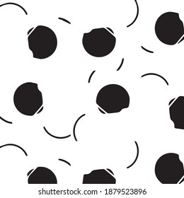 Abstract vector monochrome background. Halftone illustration pattern