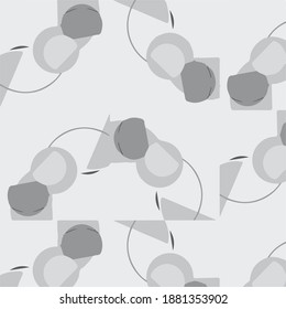 Abstract vector monochrome background. Halftone illustration pattern